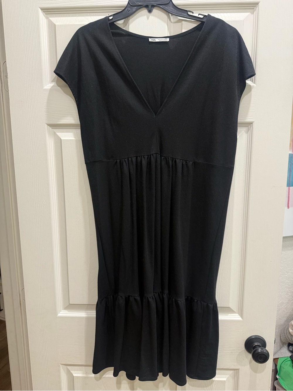 Zara Black V-Neck dress